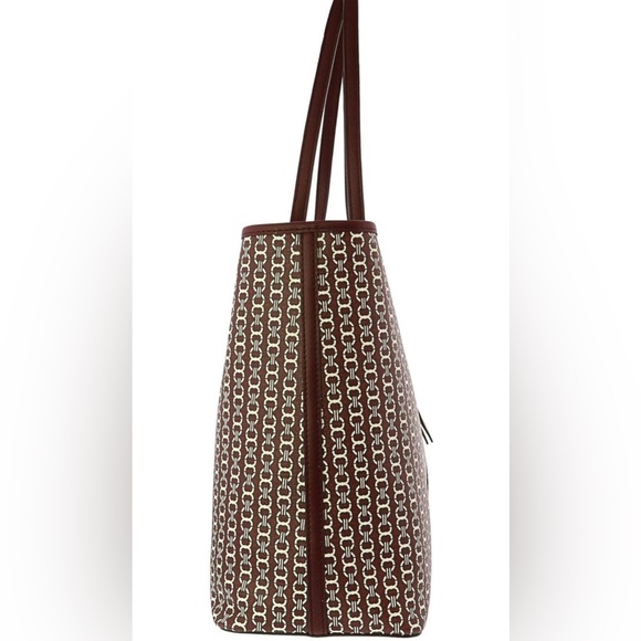 Tory Burch Gemini Link Tote in Real Burgundy - Picture 6 of 16